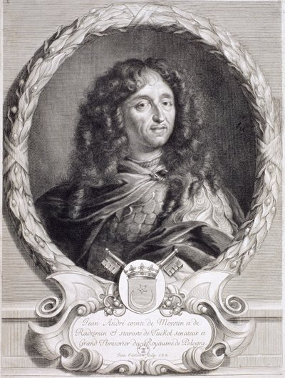 Jan Andrzej Morsztyn (1620-93) door Jean Edelinck